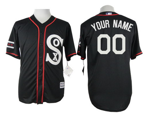 Youth Chicago White Sox Customized 2015 Black Jersey1