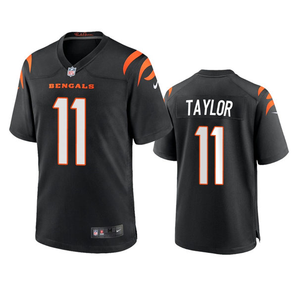 Youth Cincinnati Bengals #11 Trent Taylor Nike Black Team Color Limited Jersey