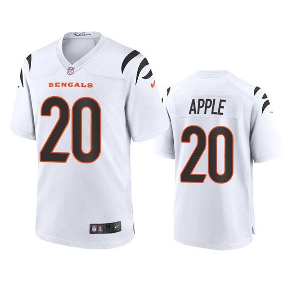 Youth Cincinnati Bengals #20 Eli Apple Nike White Away Limited Jersey