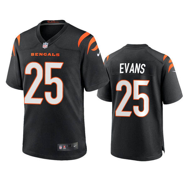 Youth Cincinnati Bengals #25 Chris Evans Nike Black Team Color Limited Jersey