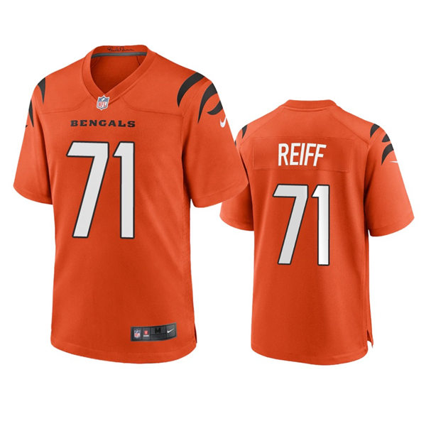 Youth Cincinnati Bengals #71 Riley Reiff Nike Orange Limited Jersey