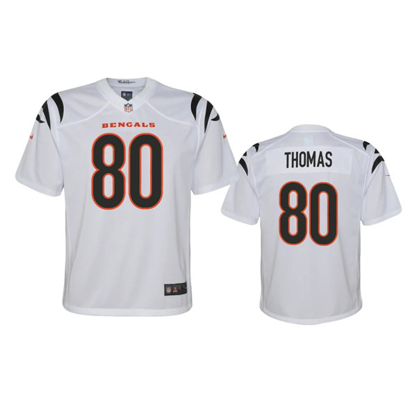 Youth Cincinnati Bengals #80 Mike Thomas Nike White Away Limited Jersey
