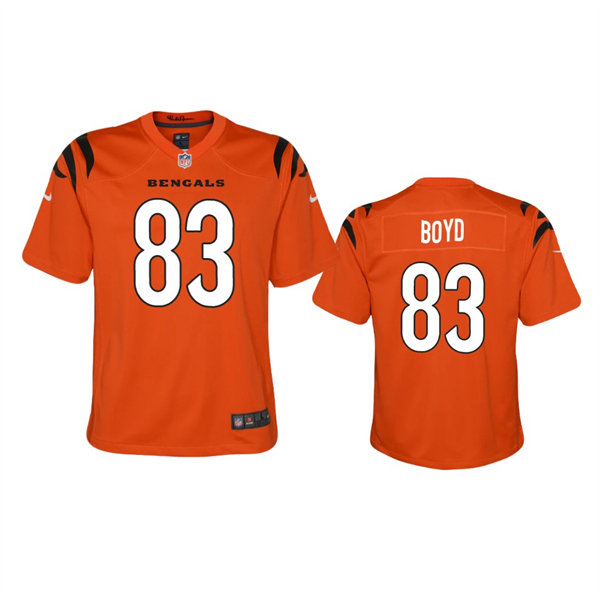 Youth Cincinnati Bengals #83 Tyler Boyd Nike Orange Limited Jersey