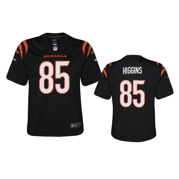 Youth Cincinnati Bengals #85 Tee Higgins Nike Black Team Color Limited Jersey