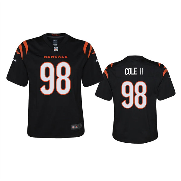 Youth Cincinnati Bengals #98 D.J. Reader Nike Black Team Color Limited Jersey