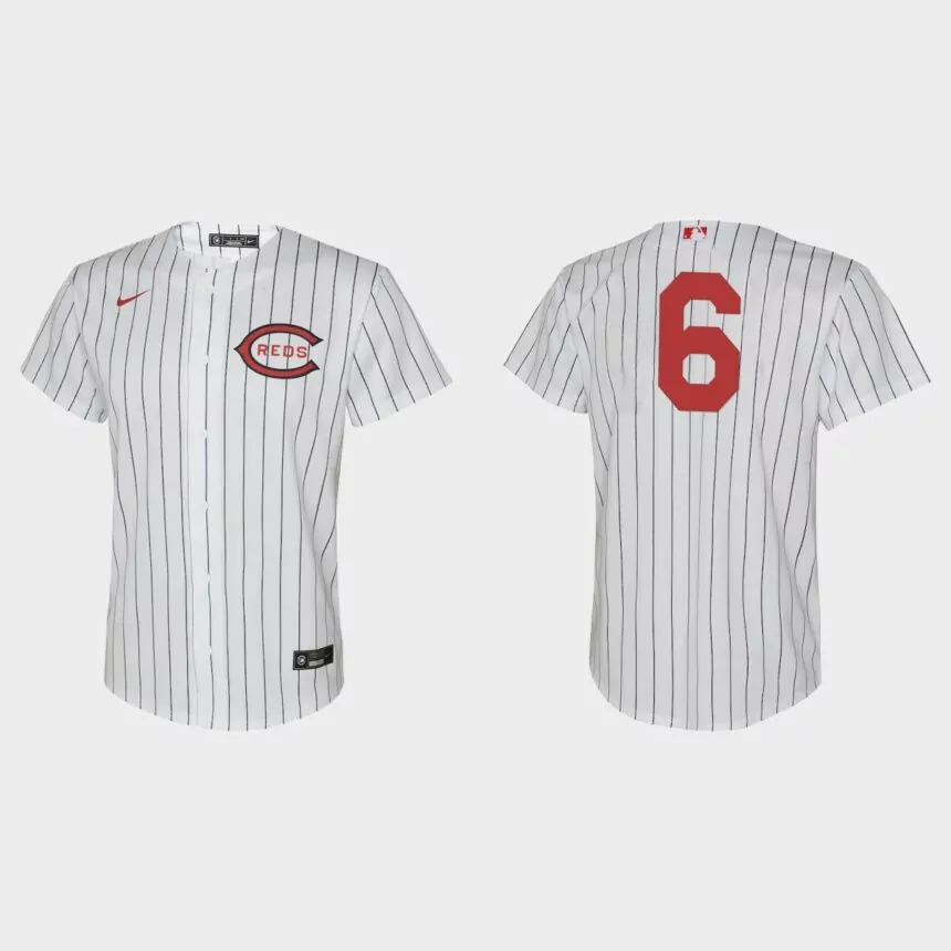 Youth Cincinnati Reds Billy Hamilton White 2022 Field of Dreams Replica Jersey
