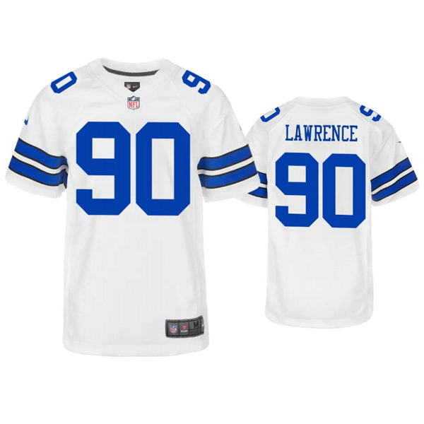 Youth Dallas Cowboys #90 DeMarcus Lawrence Nike White Limited Jersey