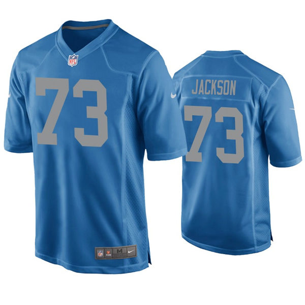 Youth Detroit Lions #73 Jonah Jackson Nike Blue Retro Throwback Jersey