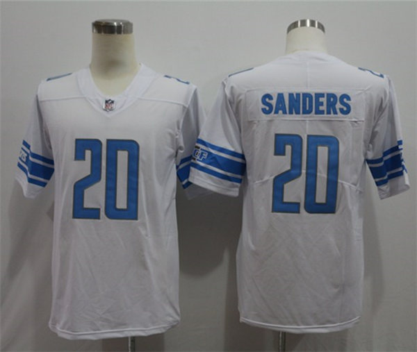 Youth Detroit Lions Retired Player #20 Barry Sanders Nike White Vapor Untouchable Limited Stitched Jersey