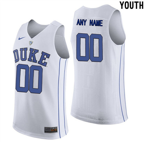 Youth Duke Blue Devils Custom Jersey3