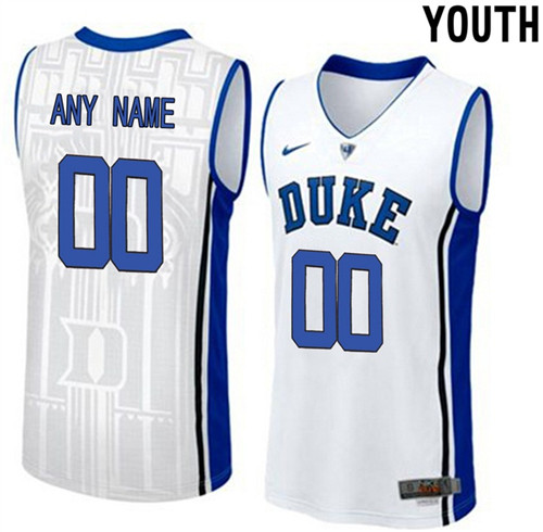 Youth Duke Blue Devils Custom Jersey4