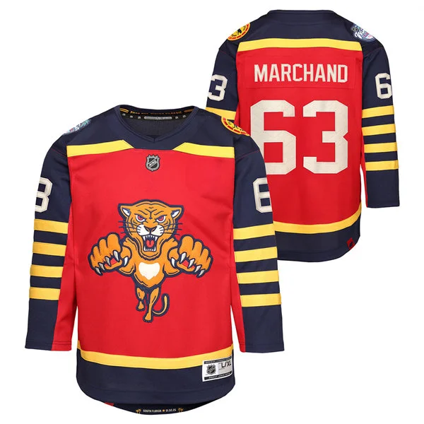 Youth Florida Panthers #63 Brad Marchand Red Fanatics 2026 Winter Classic Jersey 