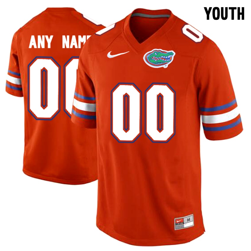 Youth Florida State Seminoles Orange College Limited Football Customized Jersey