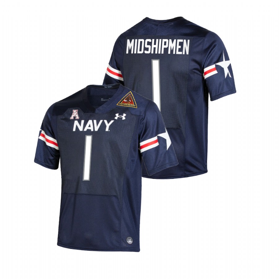 Youth Fly Navy Navy Midshipmen 2021-22 Jersey Navy Alternate Football