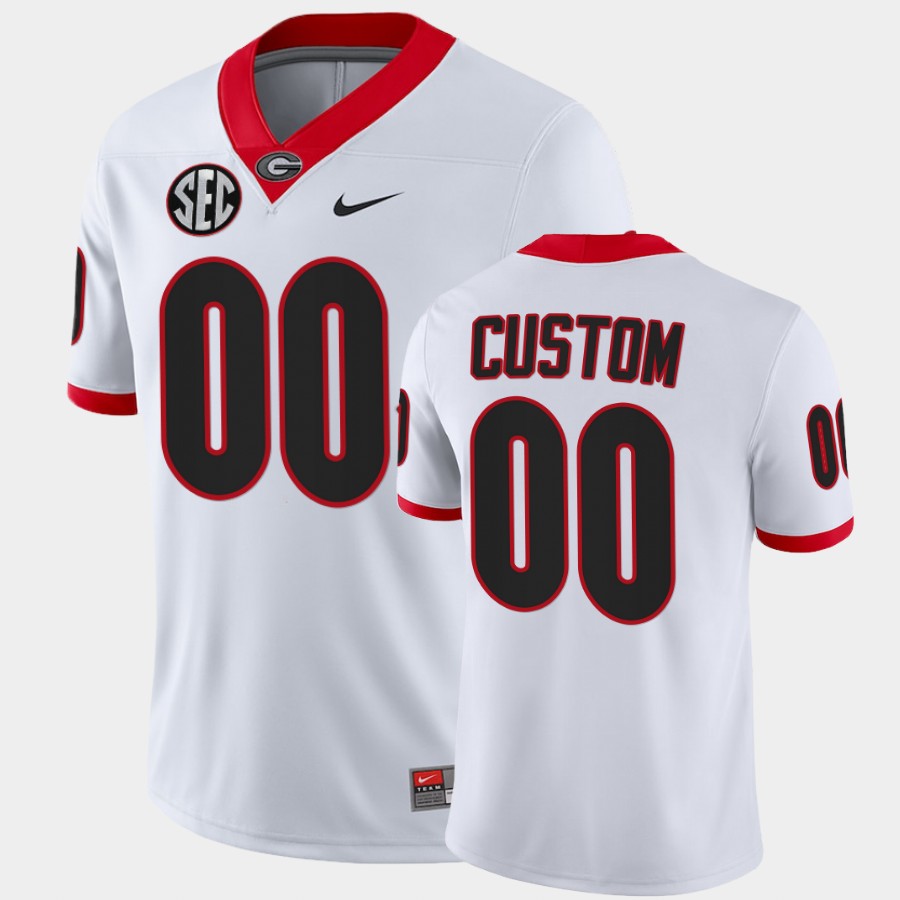Youth Georgia Bulldogs Custom Nike White College Foootball Jersey
