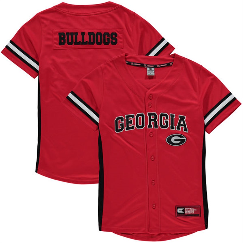 Youth Georgia Bulldogs Red NCAA Baseball Jersey