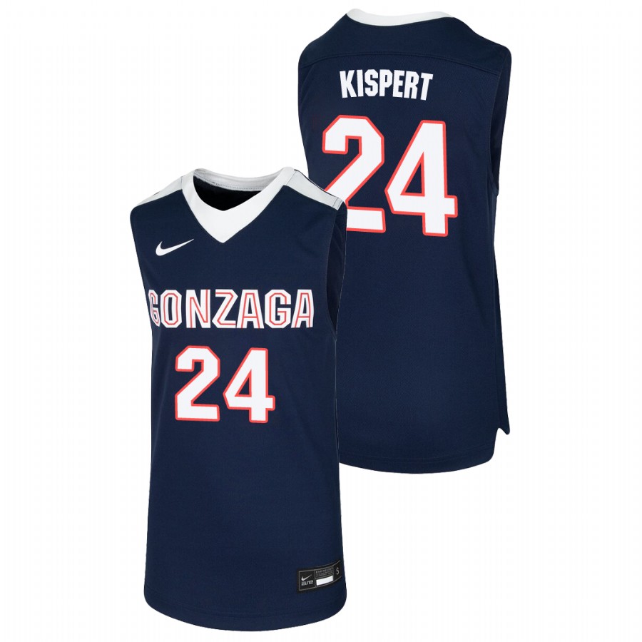 Youth Gonzaga Bulldogs Corey Kispert Jersey Navy