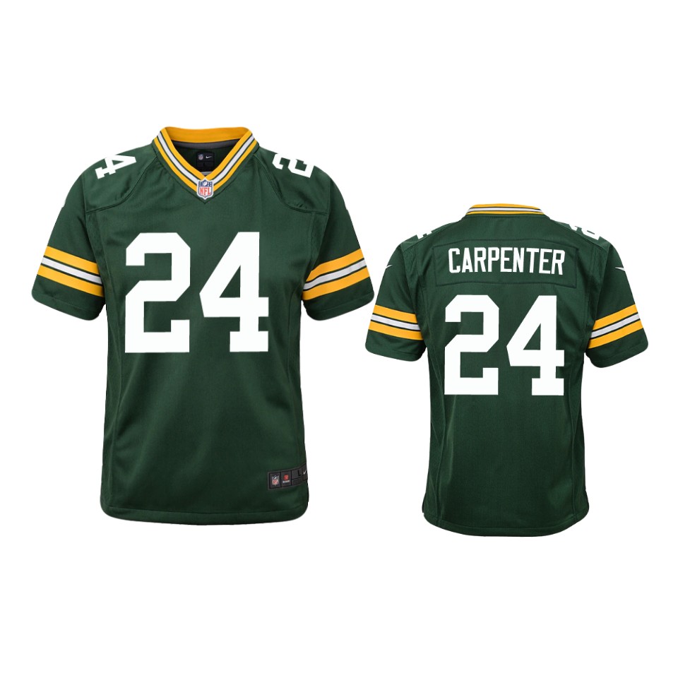 Youth Green Bay Packers #24 Tariq Carpenter Green Vapor Limited Jersey