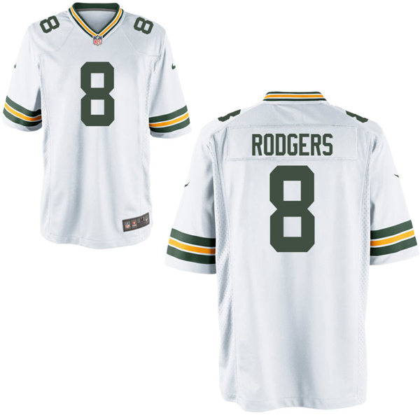 Youth Green Bay Packers #8 Amari Rodgers Nike White Vapor Limited Player Jerse
