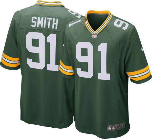 Youth Green Bay Packers #91 Preston Smith Green Limited Jersey