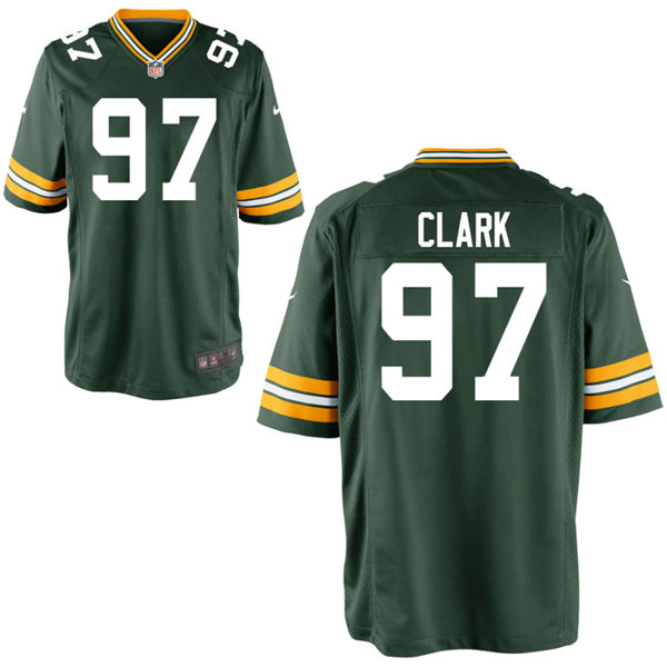 Youth Green Bay Packers #97 Kenny Clark Nike Green Vapor Limited Player Jerse