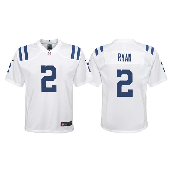 Youth Indianapolis Colts #2 Matt Ryan Nike White Limited Jersey