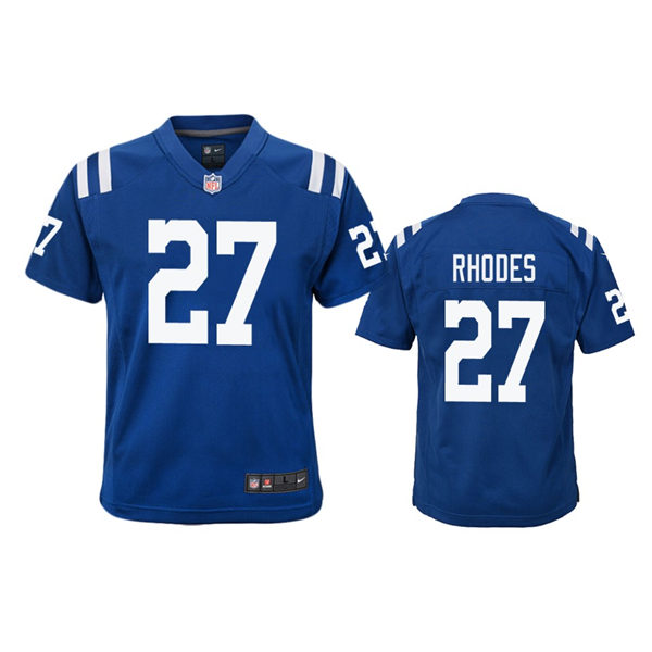 Youth Indianapolis Colts #27 Xavier Rhodes Nike Royal Limited Jersey