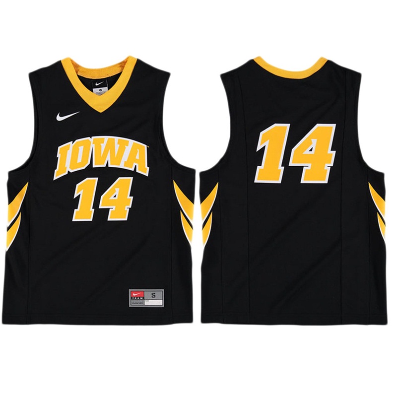 Youth Iowa Hawkeyes #14 Black Jersey