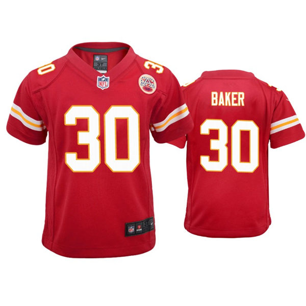Youth Kansas City Chiefs #30 Deandre Baker Nike Red Limited Jersey