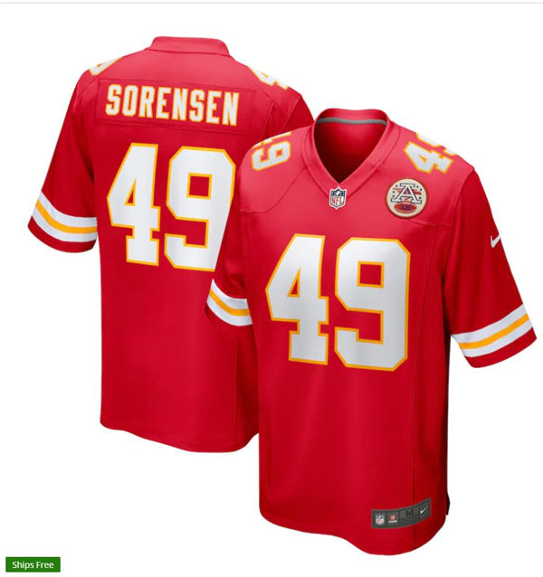 Youth Kansas City Chiefs #49 Daniel Sorensen Nike Red Limited Jersey