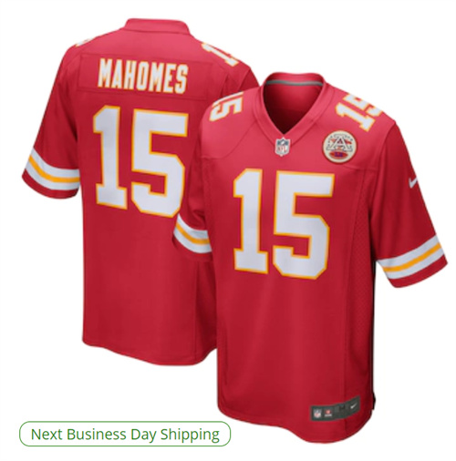 Youth Kansas City Chiefs Patrick Mahomes Nike Red Game Jersey