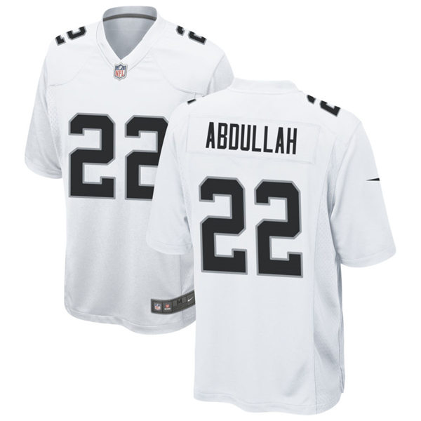 Youth Las Vegas Raiders #22 Ameer Abdullah Nike White Limited Jersey