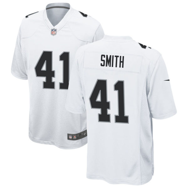 Youth Las Vegas Raiders #41 Sutton Smith Nike White Limited Jersey
