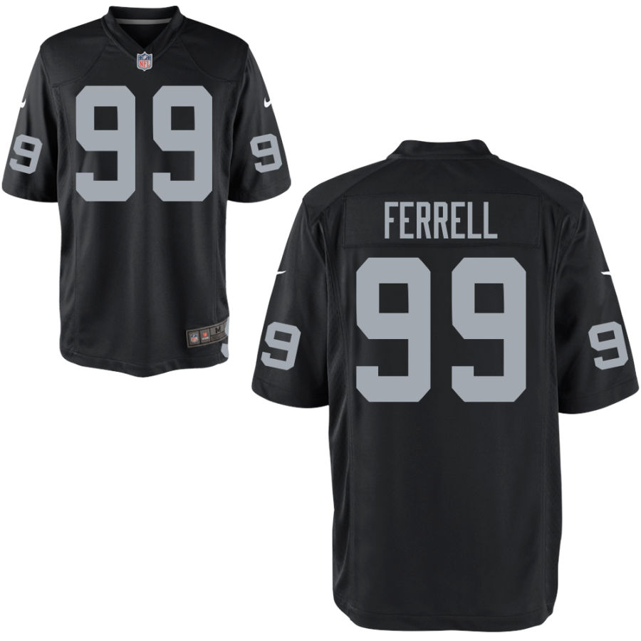 Youth Las Vegas Raiders #99 Clelin Ferrell Nike Black Vapor Limited Jersey