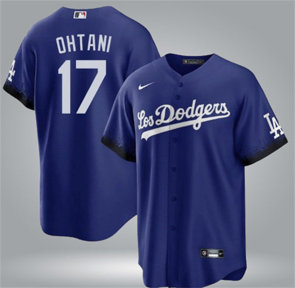Mens Los Angeles Dodgers 17 Shohei Ohtani Nike Royal City Connect