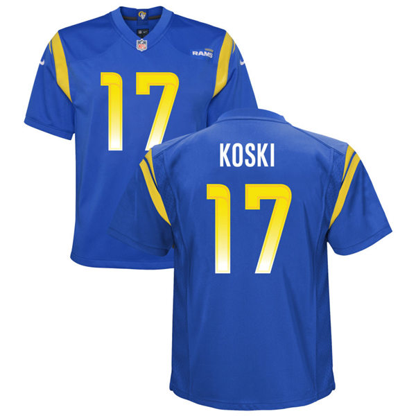 Youth Los Angeles Rams #17 J. J. Koski Nike Royal Limited Jersey