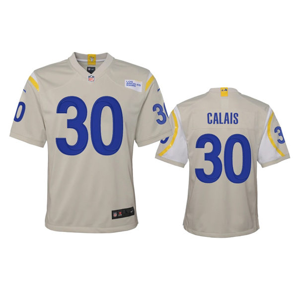Youth Los Angeles Rams #30 Raymond Calais Nike Bone Limited Jersey