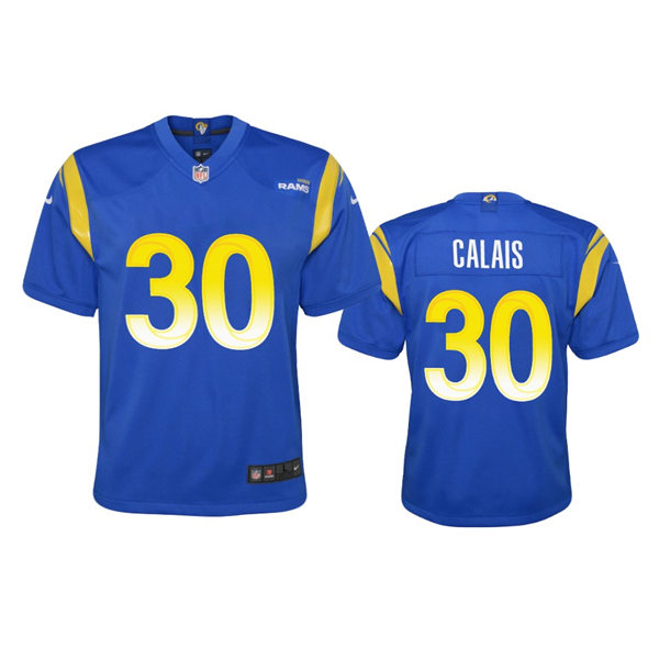 Youth Los Angeles Rams #30 Raymond Calais Nike Royal Limited Jersey