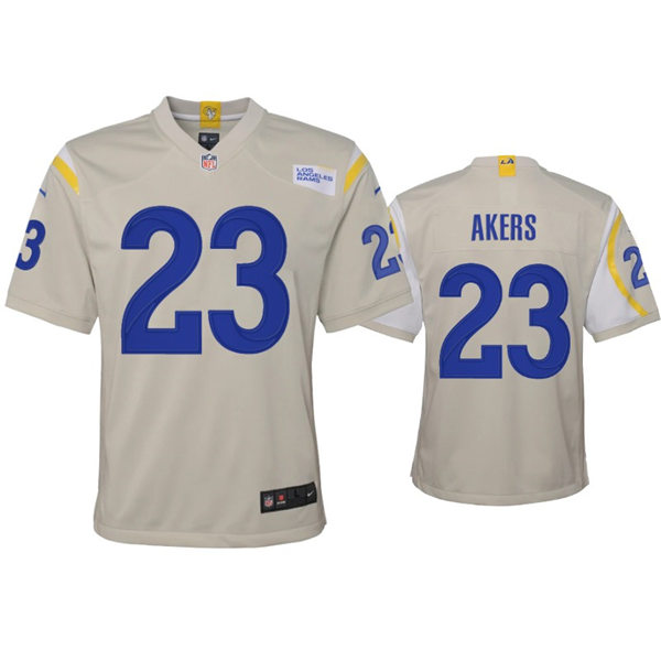 Youth Los Angeles Rams #32 Cam Akers Stitched Nike Bone Limite Jersey