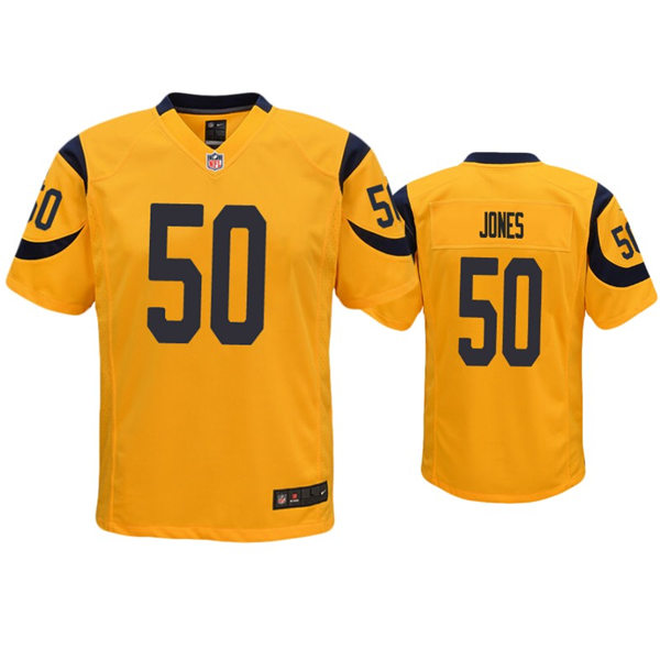 Youth Los Angeles Rams #50 Ernest Jones Nike Gold Color Rush Limited Jersey