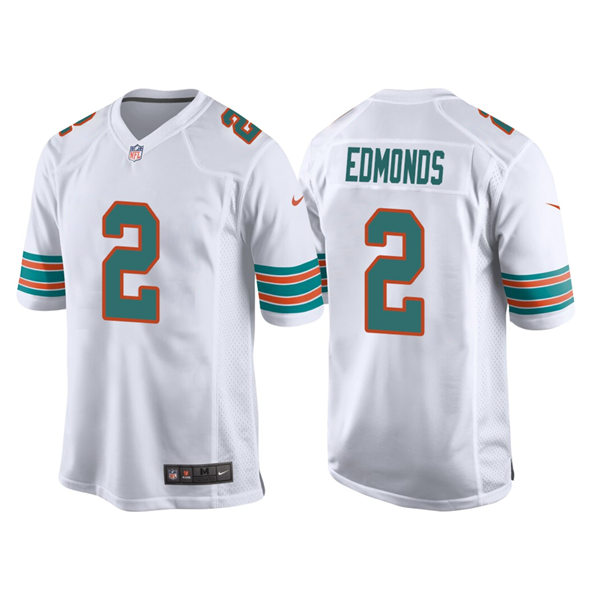 Youth Miami Dolphins #2 Chase Edmonds White Retro Alternate Limited Jersey