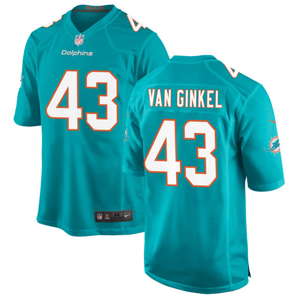 Youth Miami Dolphins #43 Andrew Van Ginkel Nike Aqua Vapor Limited Jersey