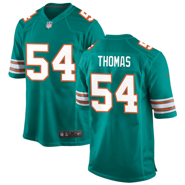 Youth Miami Dolphins Retired Player #54 Zach Thomas Nike Aqua Retro Alternate Vapor Limited Jersey