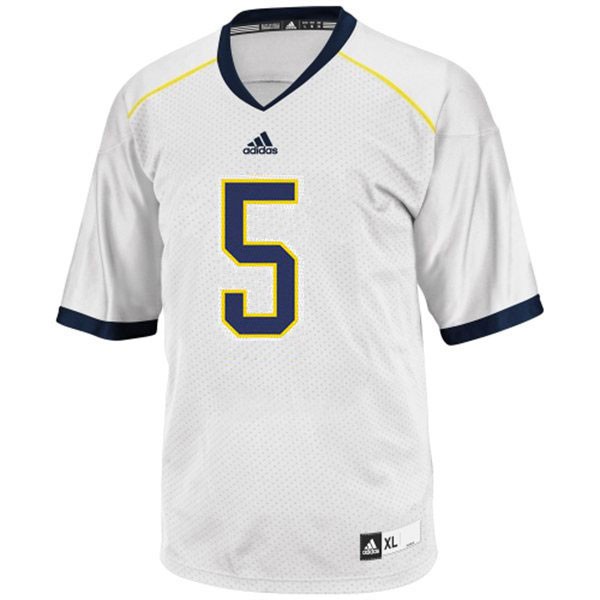 Youth Michigan Wolverines #5 John Wangler White Football Jersey