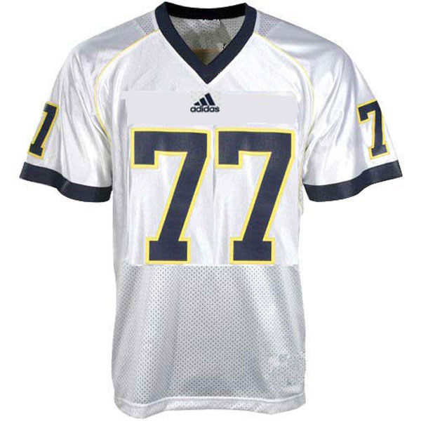Youth Michigan Wolverines #77 Taylor Lewan White Football Jersey