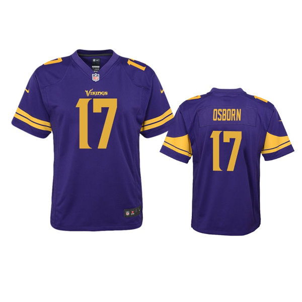 Youth Minnesota Vikings #17 K. J. Osborn Nike Purple Color Rush Limited Jersey