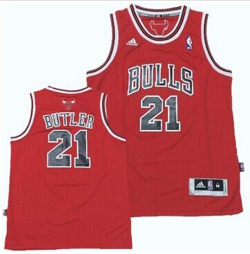 Youth NBA Bulls #21 Jimmy Butler Red Revolution 30 Stitched Jersey