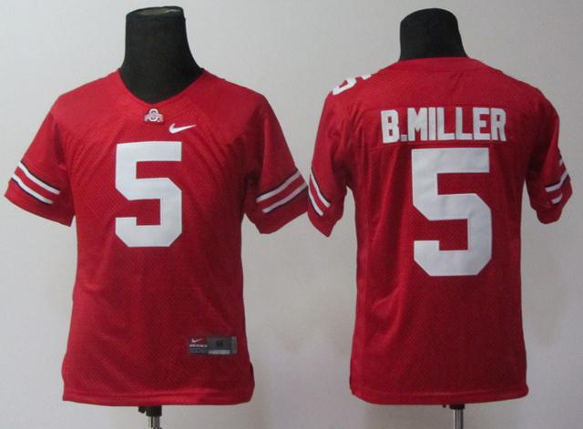 Youth NEW Ohio State Buckeyes Braxton Miller 5 Red College Football Jerseys