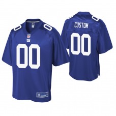 Youth New York Giants Pro Line Royal Customized Jersey