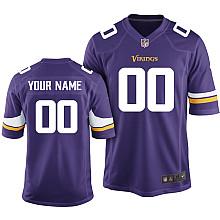 Youth Nike Minnesota Vikings Customized Game Team Color Jersey